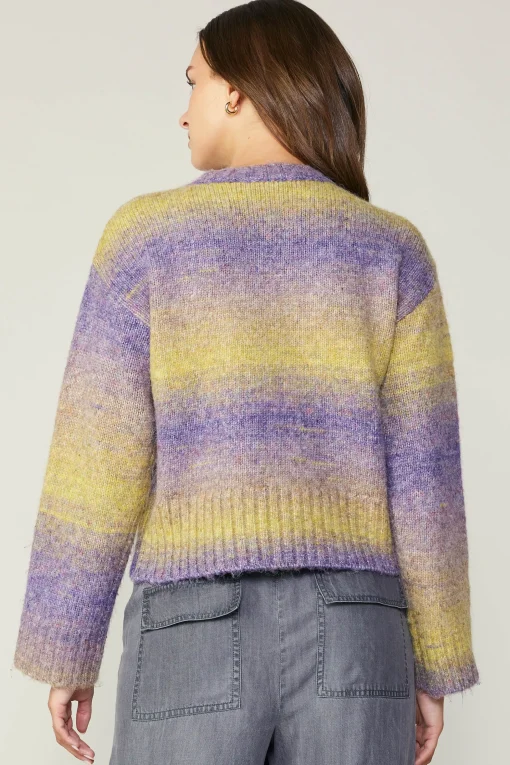 Gradient Sweater Top
