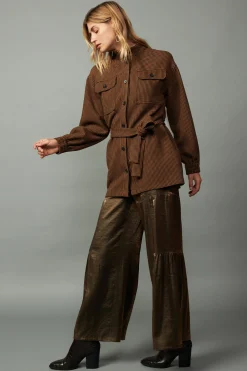 Houndstooth Oversized Jacket