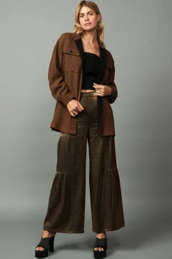 Houndstooth Oversized Jacket