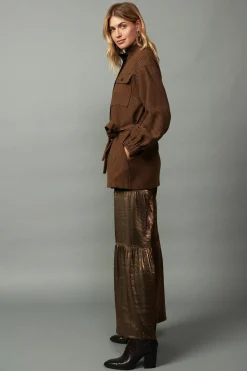 Houndstooth Oversized Jacket