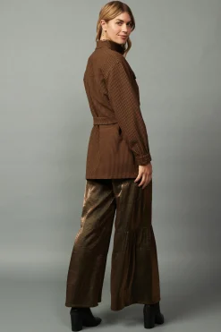 Houndstooth Oversized Jacket