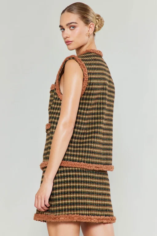 Houndstooth Vest