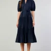 Ilana Pleated Midi Dress