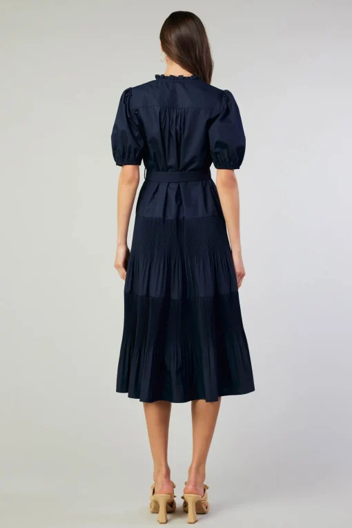 Ilana Pleated Midi Dress