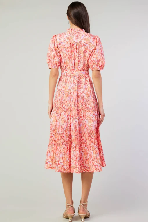 Ilana Pleated Midi Dress