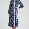 Kaleidoscope Motif Maxi Dress