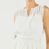 Keyhole Organza Top