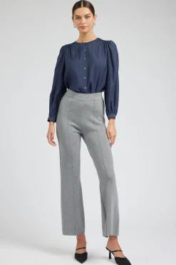 Knit High Waist Pants