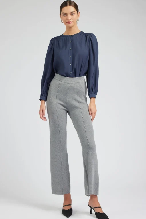 Knit High Waist Pants