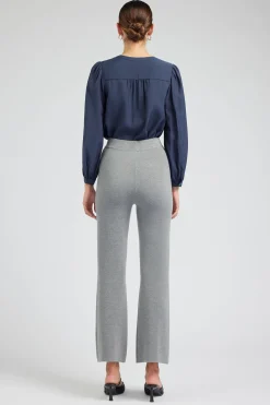 Knit High Waist Pants