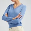 Lace Detail Sweater Top
