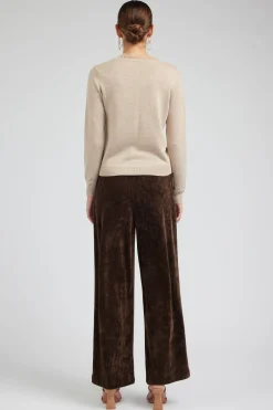 Lace Detail Sweater Top