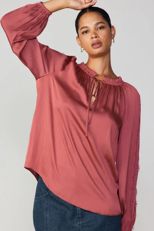 Lace Panel Blouse