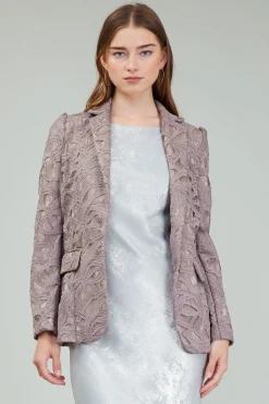 Lace Single Breasted Blazer