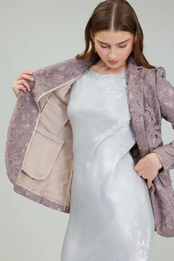 Lace Single Breasted Blazer