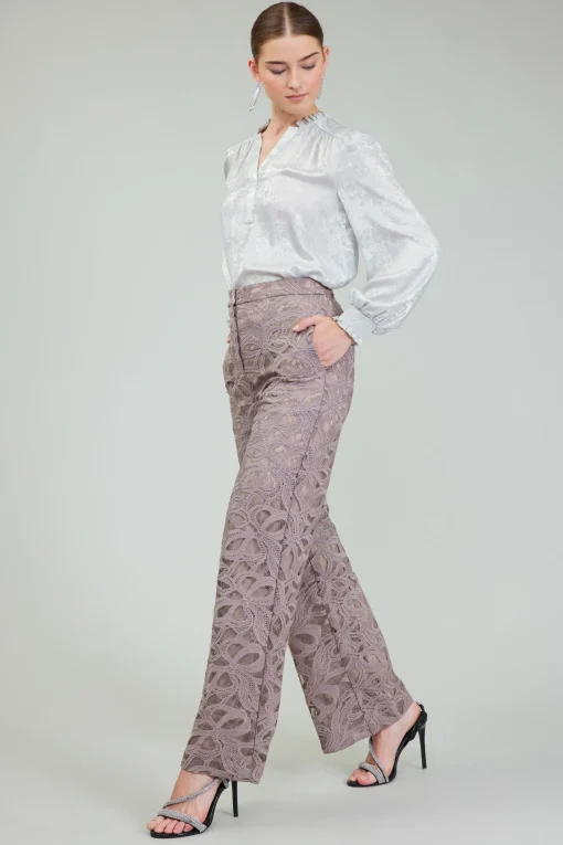 Lace Straight Pant