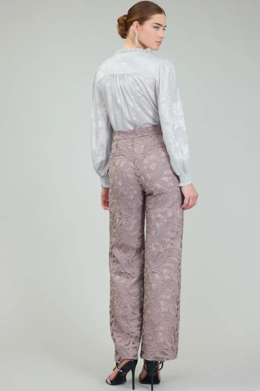 Lace Straight Pant