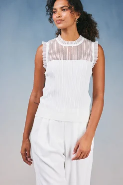 Lace Yoke Top