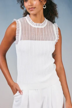 Lace Yoke Top