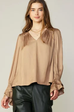 Layered Cuff Blouse