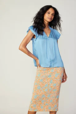 Layered Lace Sleeve Top