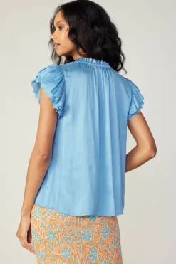Layered Lace Sleeve Top