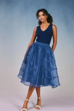 Lined Organza Skirt