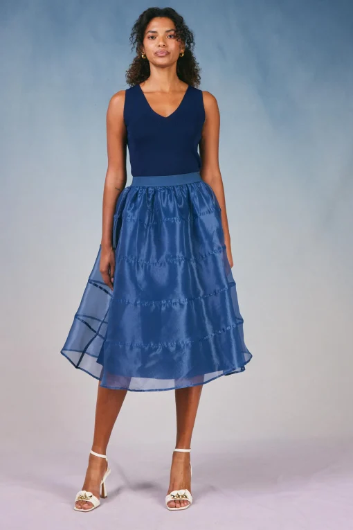 Lined Organza Skirt