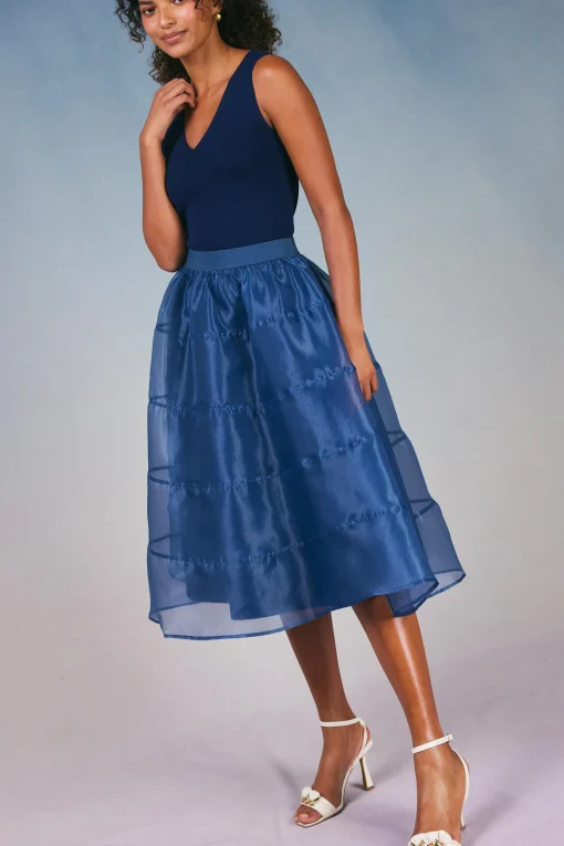 Lined Organza Skirt