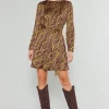 Link Motif Mini Dress