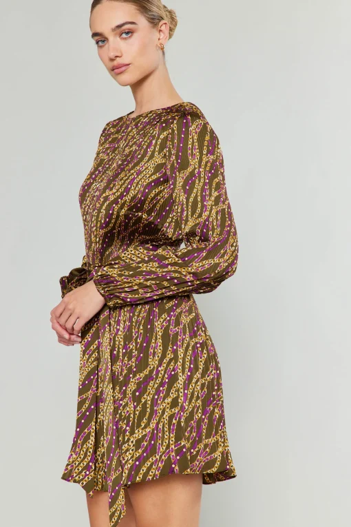 Link Motif Mini Dress