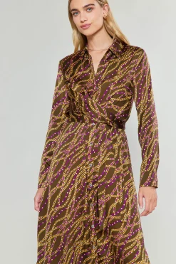 Link Motif Shirt Dress