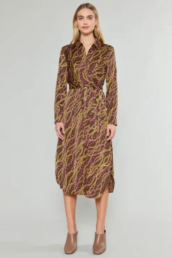 Link Motif Shirt Dress