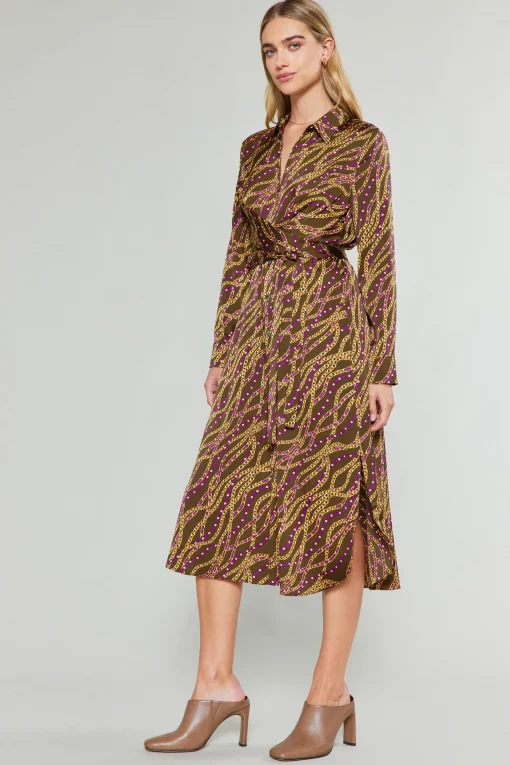 Link Motif Shirt Dress