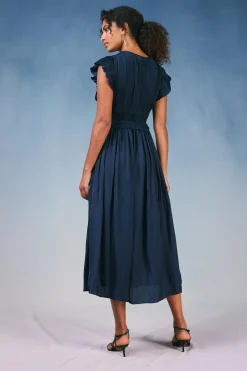 Mara Pleated Maxi Dress