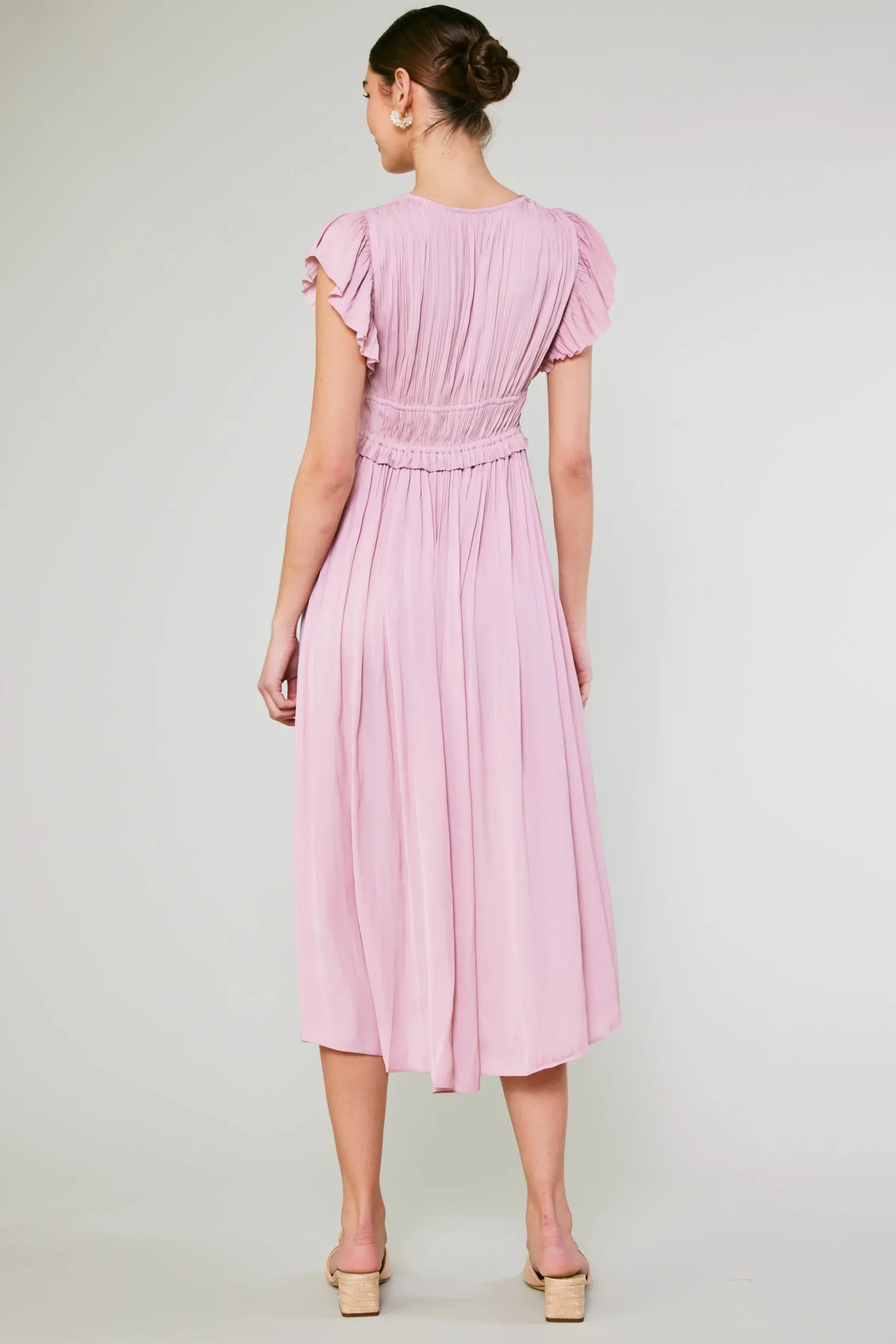 Mara Pleated Maxi Dress
