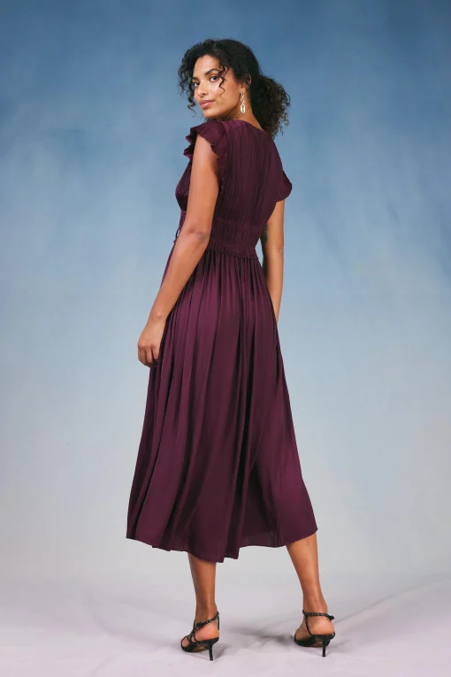 Mara Pleated Maxi Dress