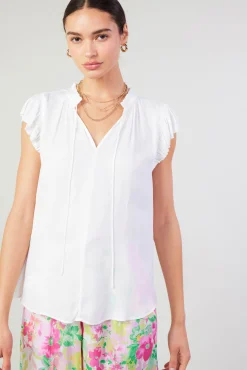 Margot Pleated Sleeve Blouse