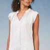 Margot Pleated Sleeve Blouse