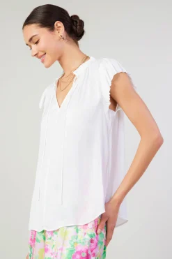Margot Pleated Sleeve Blouse
