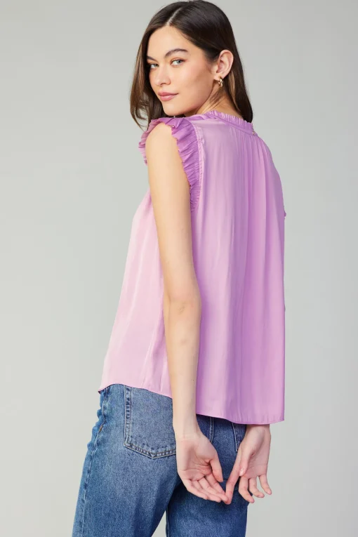 Margot Pleated Sleeve Blouse