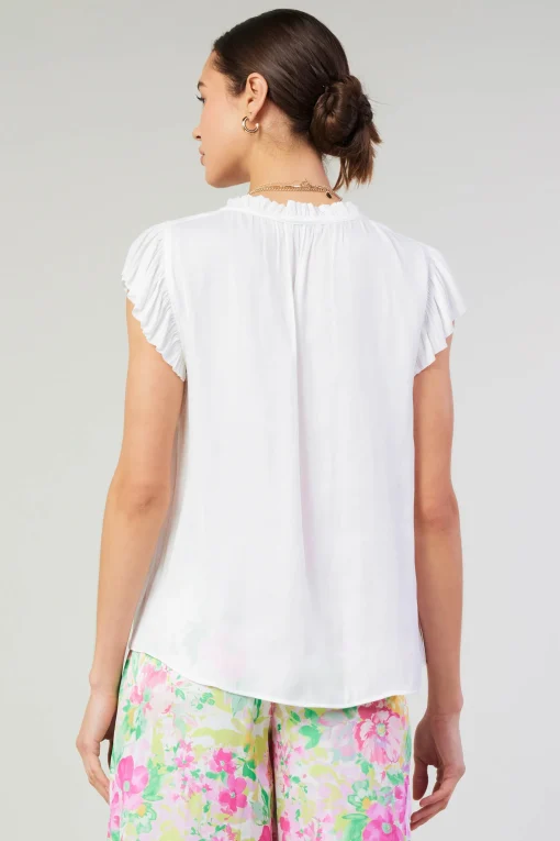 Margot Pleated Sleeve Blouse