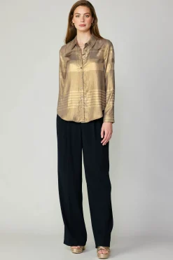 Metallic Buttonup Shirt