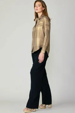 Metallic Buttonup Shirt