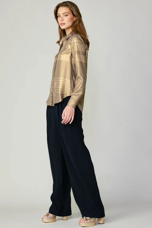 Metallic Buttonup Shirt