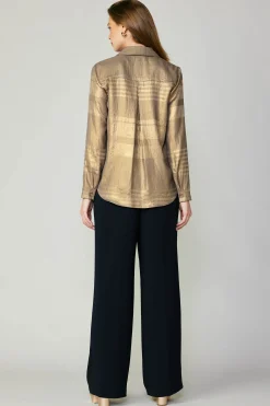 Metallic Buttonup Shirt