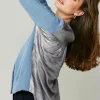 Metallic Contrast Cardigan