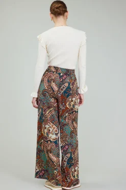 Mixed Print Pants