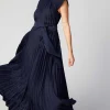 Mona Pleated Maxi Dress