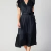 Natalia Flutter Sleeve Dress